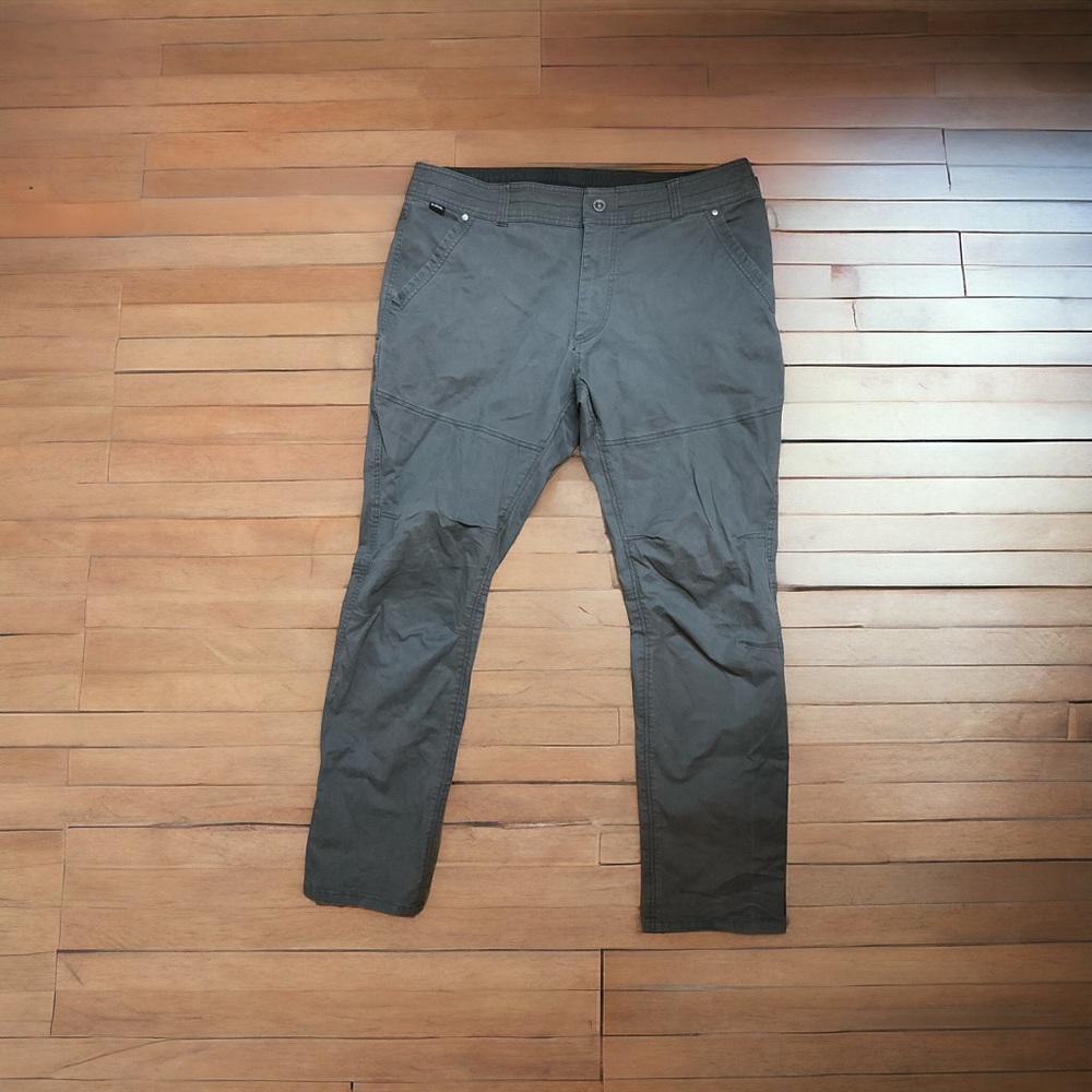 KUHL Born In The Mountains Gray Silver Hardware Zipper🪰Pants! - Picture 3 of 4